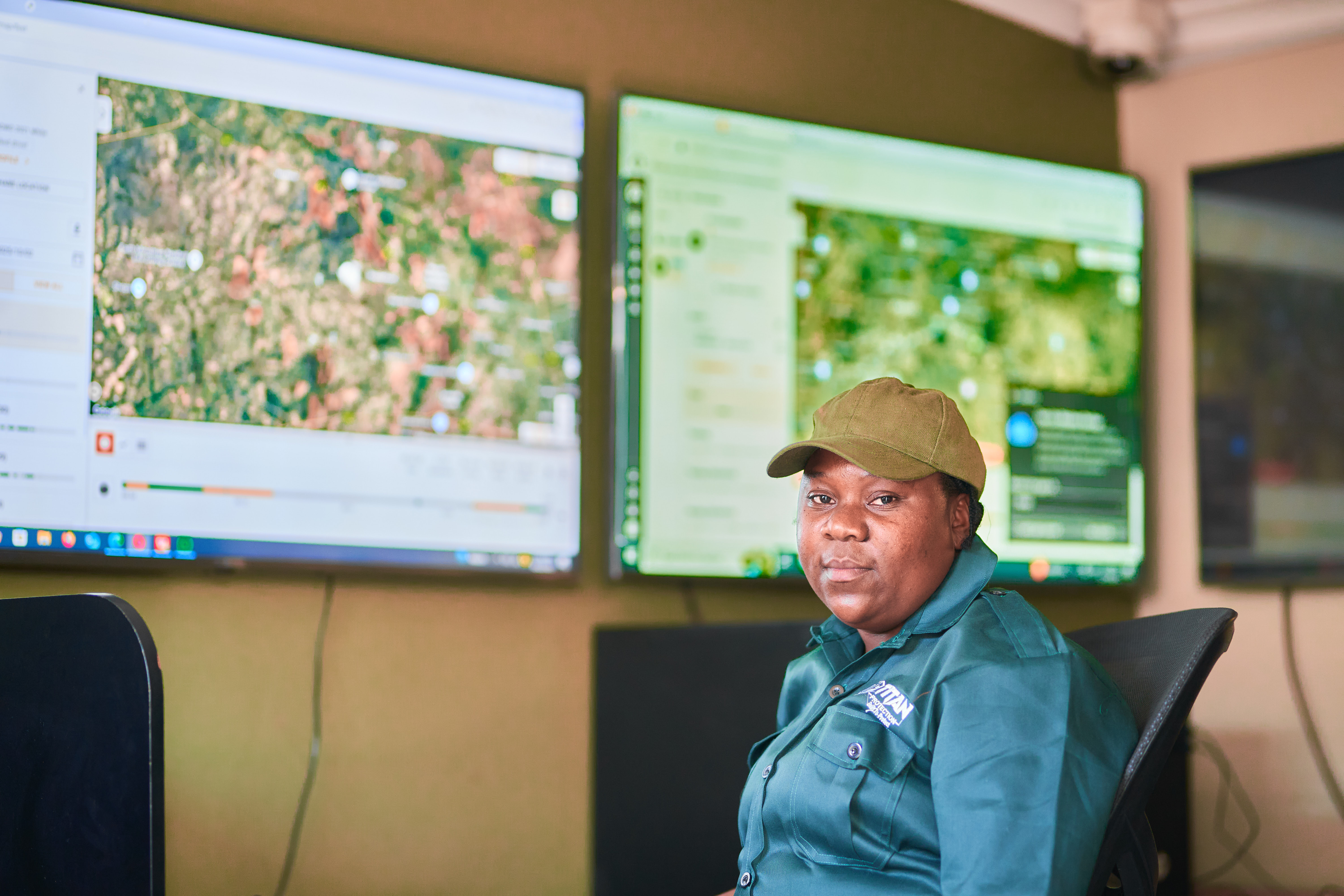 CCTV surveillance background